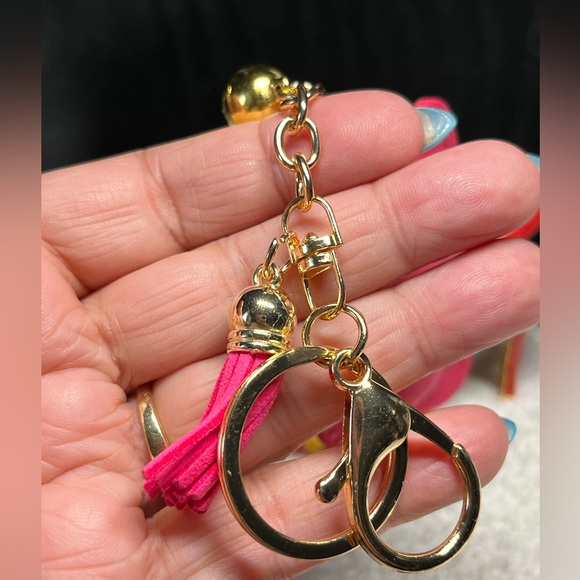 💜beaded bling rhinestone purse key chain with rhinestone -novelty - Picture 7 of 10